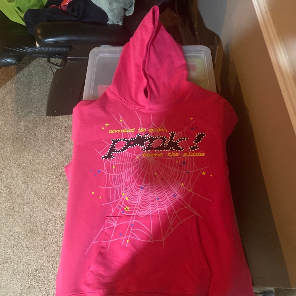 Young Thug Sp5der Pink hoodie XL. Brand new